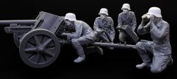 画像2: ARTOプロダクション[ARPAH35024]1/35 WW.II ドイツ 5cm Pak 38クルー用頭部w/アクセサリー(頭部4点 + アクセサリー)(タミヤ35392用)