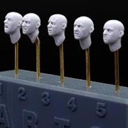 画像2: ARTOプロダクション[ARPAH35027]1/35 スキンヘッド "戦闘中" (5種セット)