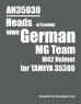 画像4: ARTOプロダクション[ARPAH35030]1/35 WW.II ドイツ機関銃チームM42ヘルメット着用頭部 "戦闘中"(5点セット) (タミヤ35386用) (4)