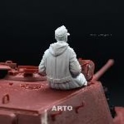 画像5: ARTOプロダクション[ARP35024]1/35 WW.II ドイツ ハッチに座る装填手 (M44グレートコート着用)