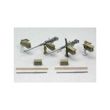 アスカモデル[35-L9] 1/35スケ-ル　ブロ-ニングM2重機関銃セットB　（車載揺架つき）