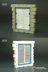 コバアニ模型工房[FS-019]1/35ヨーロッパの家の窓B(ルーバータイプ）