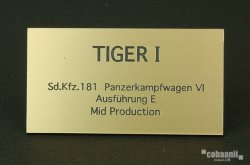 画像1: コバアニ模型工房[FS-027]WW2 ドイツタイガーI中期生産型