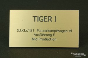 画像1: コバアニ模型工房[FS-027]WW2 ドイツタイガーI中期生産型 (1)