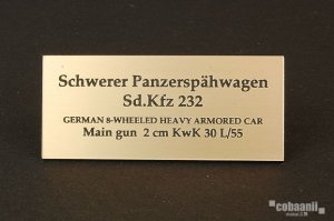 画像1: コバアニ模型工房[FS-042]WW2ドイツsdkfz232 8輪装甲車 (1)