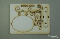 コバアニ模型工房[IF-006]1/12アイアンサイン（丸）