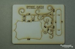 画像1: コバアニ模型工房[IF-007]1/12アイアンサイン（角）