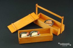 画像1: コバアニ模型工房[OY-015]おそば屋さんのおかもち