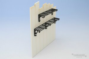 画像1: コバアニ模型工房[SS-006]1/24Iron Shelf Seｔ　アイアン棚セット2ヶ入 (1)