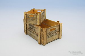 画像1: コバアニ模型工房[SS-0111/24]Wooden Box SetB　木箱セットB2ヶ入 (1)
