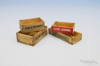 コバアニ模型工房[SS-013]1/24Wooden Box SetD　木箱セットD4ヶ入