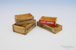 画像1: コバアニ模型工房[SS-013]1/24Wooden Box SetD　木箱セットD4ヶ入