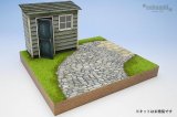 コバアニ模型工房[SS-027]1/24小屋と石畳のある庭