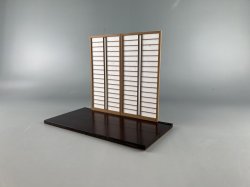画像1: コバアニ模型工房[SS-054]障子 4　鴨居 敷居付き