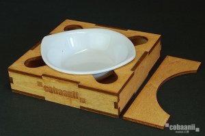 画像1: コバアニ模型工房[TW-012]調色皿とホルダーのセット (1)