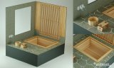 コバアニ模型工房[WZ-012]1/12檜の露天風呂