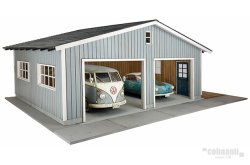 画像3: コバアニ模型工房[SS-039]1/24 2 カーガレージ