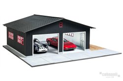 画像1: コバアニ模型工房[SS-042]1/64  2 カーガレージ