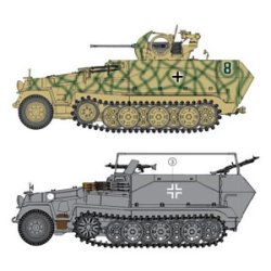 画像1: サイバーホビー[CH6592]1/35 WW.IIドイツ軍 Sd.Kfz.251/17 C型 対空自走砲/コマンドバージョン (2in1)