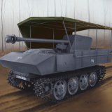 サイバーホビー[CH6679]1/35 WW.II ドイツ軍 7.5cm Pak40/4搭載 RSOトラクター 全天候型カバー付