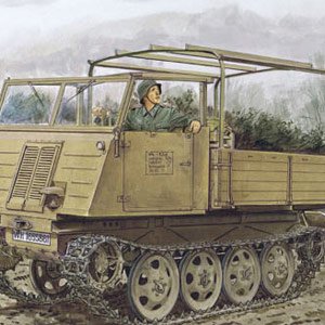 画像1: サイバーボビー[CH6684] 1/35 WW.II ドイツ軍 RSO/03(ディーゼルエンジン型)w/5cm Pak38 対戦車砲 (1)