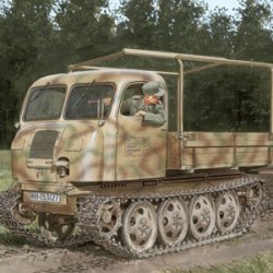 画像1: サイバーホビー[CH6691] 1/35 WW.II ドイツ軍 RSO/01 汎用トラクター