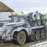 サイバーホビー[CH6719]1/35 WW.II ドイツ軍 1tハーフトラック 5cm PaK38 対戦車砲搭載自走砲