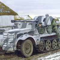 サイバーホビー[CH6719]1/35 WW.II ドイツ軍 1tハーフトラック 5cm PaK38 対戦車砲搭載自走砲