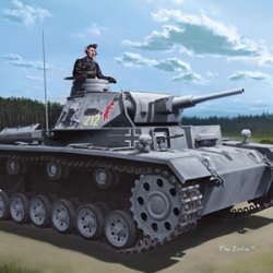 画像1: サイバーホビー[CH6773]1/35 WW.II ドイツ軍 III号戦車G型 5cm砲搭載型潜水戦車