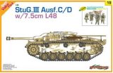 サイバーホビー[CH9119] 1/35 WW.II ドイツ軍III号突撃砲C/D型　w/7.5cｍ L48(ザウコフ型防盾付）