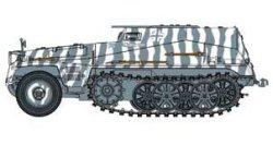 画像1: サイバーホビー[CH9128] 1/35 WW.II ドイツ軍 Sd.Kfz.253 軽装甲観測車 w/司令官フィギュア