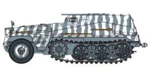 画像1: サイバーホビー[CH9128] 1/35 WW.II ドイツ軍 Sd.Kfz.253 軽装甲観測車 w/司令官フィギュア (1)