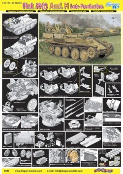 画像2: サイバーホビー[SP-94]1/35 WW.II ドイツ軍 Sd.Kfz.140 38(t)対空戦車後期型 w/高射砲兵