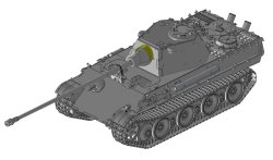 画像1: サイバーホビー[CH6799]1/35 WW.II ドイツ軍 パンターF型 7.5cm KwK.42 L/100搭載型