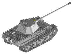 画像2: サイバーホビー[CH6799]1/35 WW.II ドイツ軍 パンターF型 7.5cm KwK.42 L/100搭載型