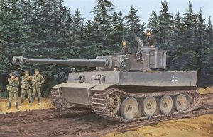 画像1: ドラゴンモデル[DR6252]  1/35 WW.II ドイツ軍 ティーガーI 極初期型 第502重戦車大隊 レニングラード1943年(3イン1) (1)