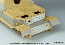 画像11: DEF.MODEL[DD35017]1/35 WWII ドイツ Sd.Kfz.184エレファント重駆逐戦車用ツィンメリット・コーティング デカールセット(タミヤ用)