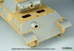 画像12: DEF.MODEL[DD35024]1/35 WWII ドイツ Pz.Kpfw.V パンサーG型初期型用ツィンメリット・コーティング デカールセット(アカデミー用)