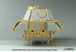画像10: DEF.MODEL[DD35024]1/35 WWII ドイツ Pz.Kpfw.V パンサーG型初期型用ツィンメリット・コーティング デカールセット(アカデミー用)