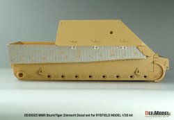 画像8: DEF.MODEL[DD35025]1/35 WWII ドイツ シュトゥルムタイガー用ツィンメリット・コーティング デカールセット(ライフィールドモデル用)