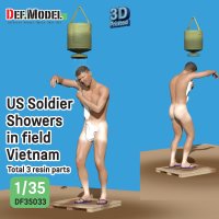 DEF.MODEL[DF35033]1/35 WWII アメリカ ベトナム戦争の前線でシャワーを浴びる兵士