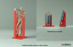 画像3: DEF.MODEL[DF35033]1/35 WWII アメリカ ベトナム戦争の前線でシャワーを浴びる兵士