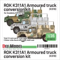 DEF.MODEL[DK35013]1/35 現用 韓国陸軍 K311A1装甲トラック(K319)コンバージョンセット(アカデミー用)