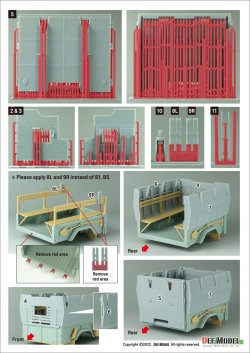 画像5: DEF.MODEL[DK35013]1/35 現用 韓国陸軍 K311A1装甲トラック(K319)コンバージョンセット(アカデミー用)