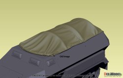 画像12: DEF.MODEL[DM35141]1/35 WWII ドイツ Sd.Kfz.251ハーフトラックC型用キャンバスカバー(アカデミー/他社用)