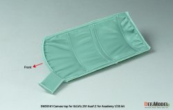 画像3: DEF.MODEL[DM35141]1/35 WWII ドイツ Sd.Kfz.251ハーフトラックC型用キャンバスカバー(アカデミー/他社用)