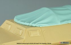 画像5: DEF.MODEL[DM35141]1/35 WWII ドイツ Sd.Kfz.251ハーフトラックC型用キャンバスカバー(アカデミー/他社用)