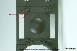 画像9: DEF.MODEL[DM35142]1/35 WWII 露/ソビエト KV-1/2重戦車 機関室グリルセット(タミヤ用)