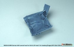 画像3: DEF.MODEL[DM35143]1/35 WWII ドイツ Sd.Kfz.251 Ausf.C装甲兵員輸送車用半開キャンバストップ(アカデミー/ドラゴン/AFVクラブ用)