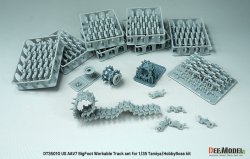 画像3: DEF.MODEL[DT35010]1/35 現用 アメリカ AAVP7水陸両用車用ビッグフット連結可動履帯(タミヤ/ホビーボス製AAVP7用）